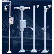 Outdoor Metal Lamp Galvanized cctv Mast Security Monitoring Steel Pole